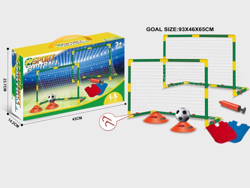 Double Goal Football Upgrade (Green And Yellow) Set