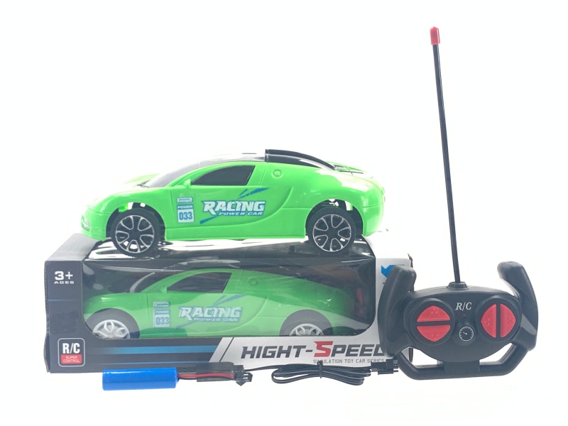 1:18 4CH Bugatti Racing Car Was Powered On But Had No Lights