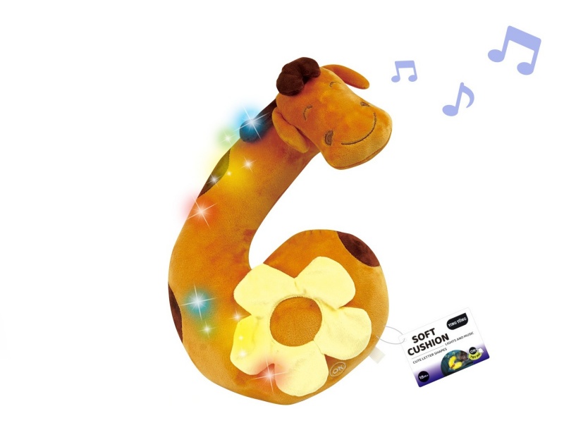 Number Plush Soothing Pillow - 6