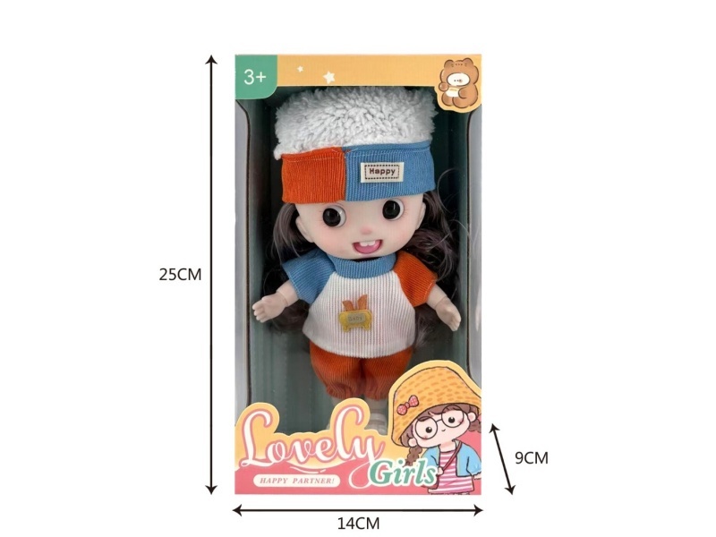 22Cm 3D Real Eye Fun Doll