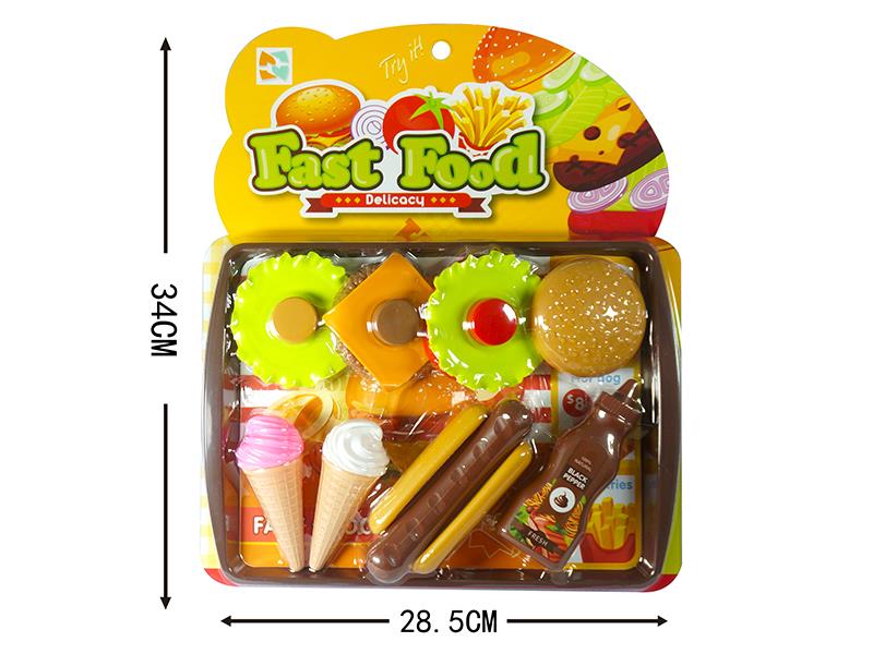 Simulation Hamburger Hot Dog Ice Cream Set