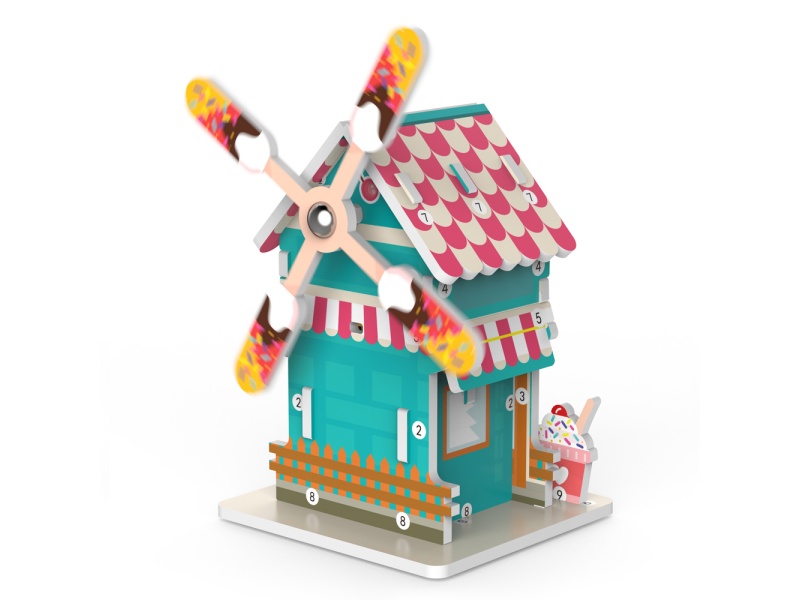 Windmill Physics Experiment Toys