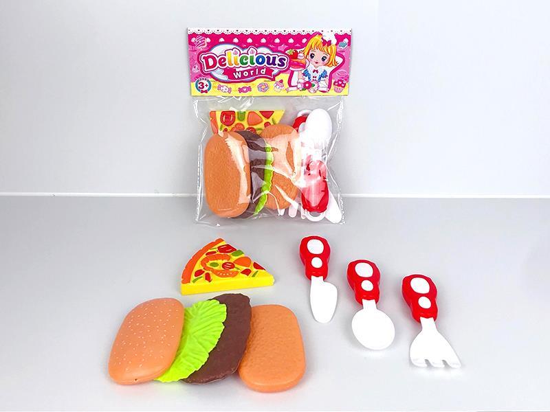 Hamburger Pizza Tableware Set