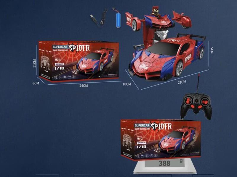 RemoteControlled Spider-Man Transforming Vehicle