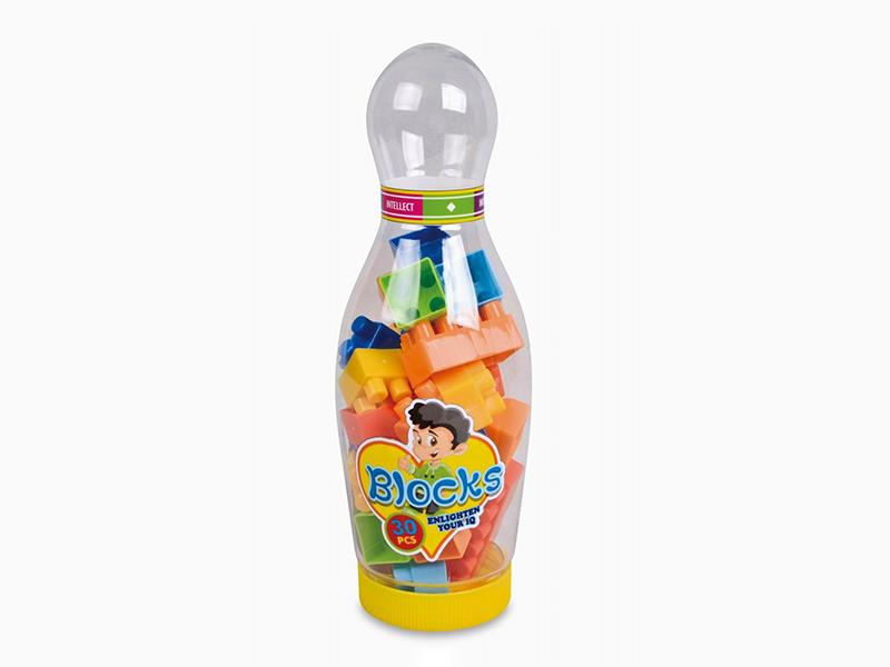 Bowling Can Packing Building Blocks 30pcs