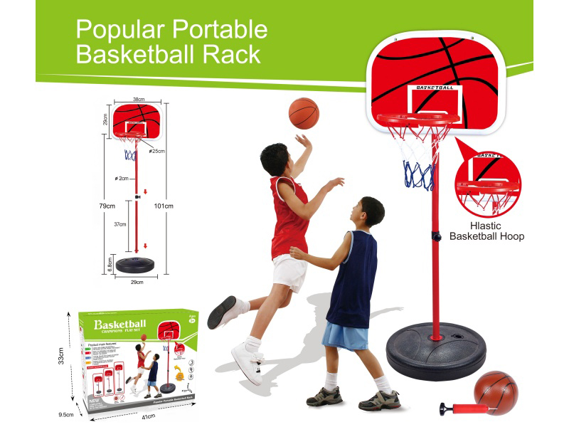 Two Sections Of Iron Pipes For The Plastic Frame Vertical Basketball Stand