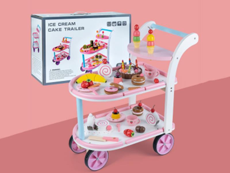 Wooden Cake Trolley