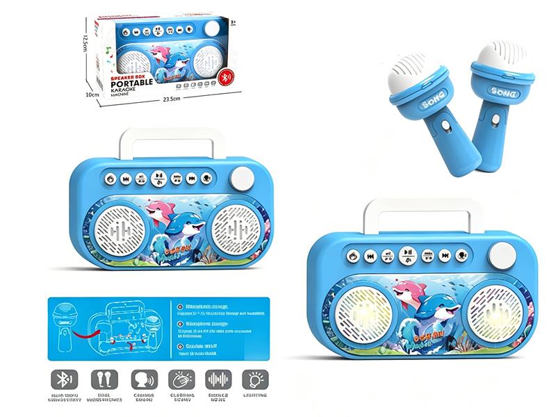 Bluetooth Speaker With Dual Microphones