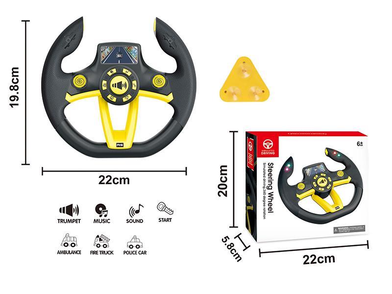 Steering Wheel With Sound And Light