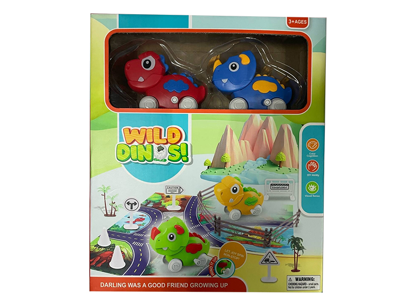 Wind Up Dinosaur Toy With Carpet