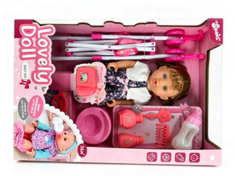Eco-Friendly Doll Set (Plastic Car)