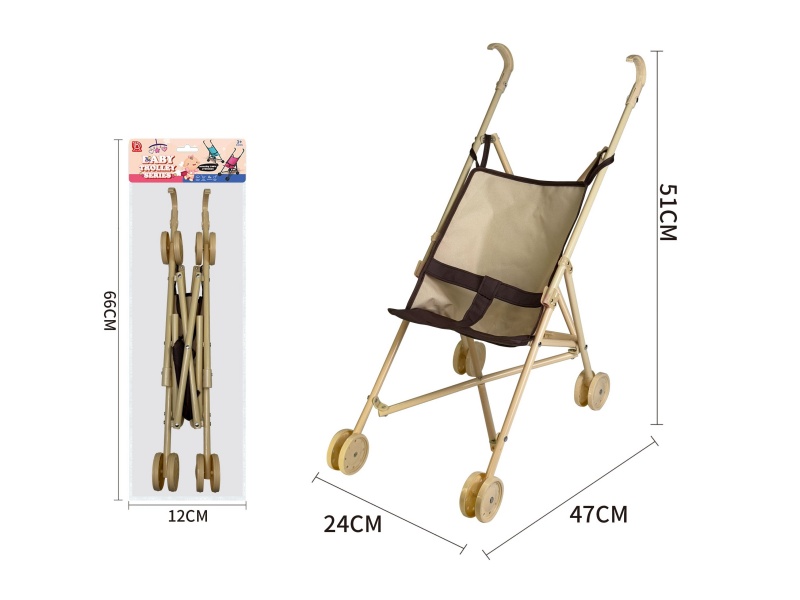 Thick Cloth Baby Stroller Toy(Plastic)