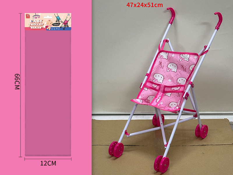 Hello Kitty Plastic Stroller Toy