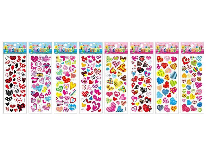 Heart-Shaped Stickers