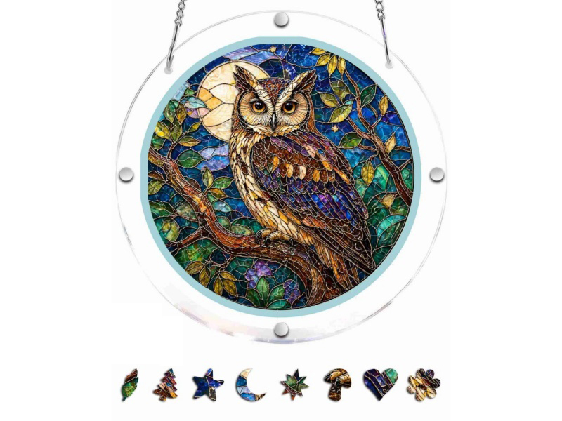 8.9-Inch Acrylic Jigsaw Puzzle