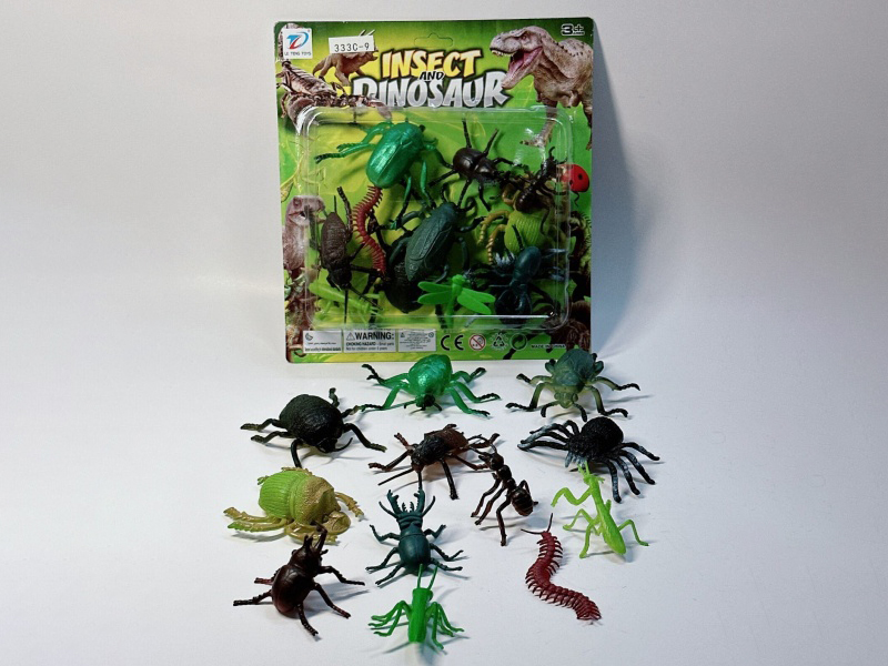 Pvc Simulation Insect 12Pcs