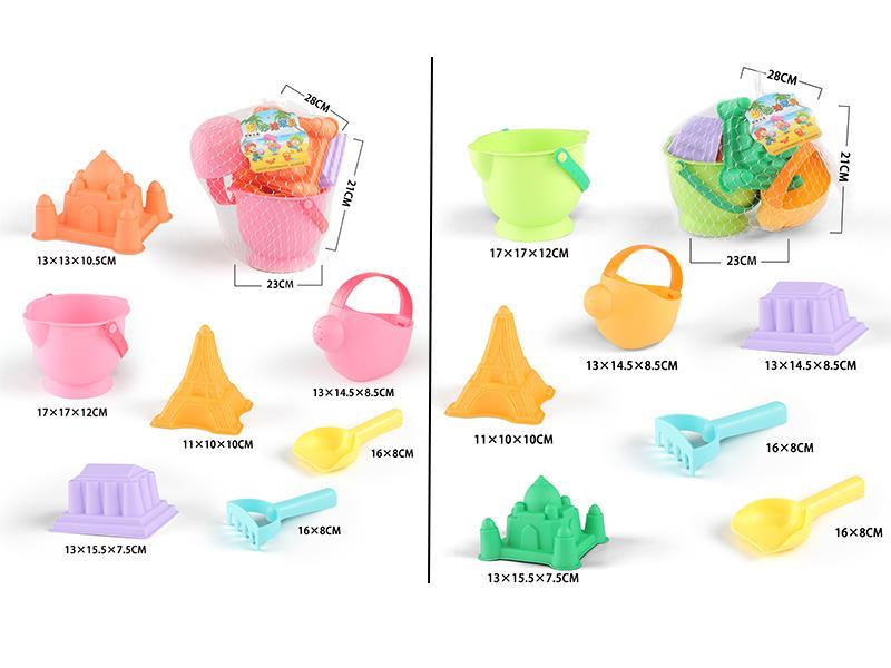 Soft Plastic Beach Toys 7pcs