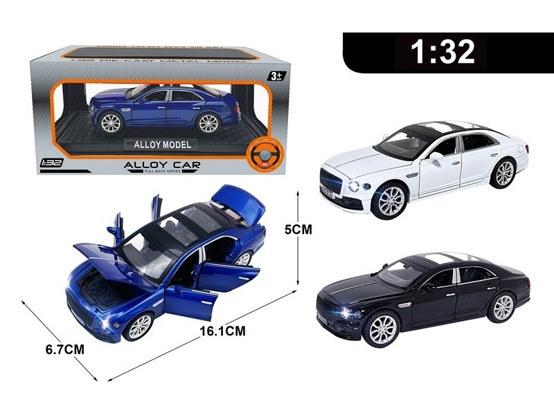 1:32 Alloy Model Stand Window Box Rebound Force/With Light And Sound, 3 Ag13 Batteries Included