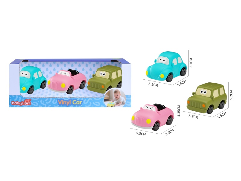 Silde Vinyl Jeep Car 3pcs