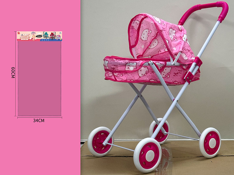 Hello Kitty Iron Stroller Toy