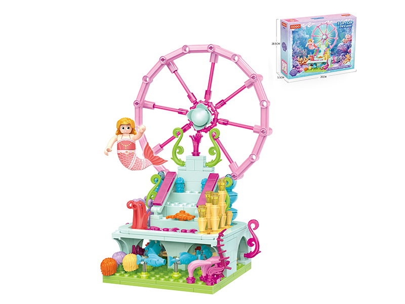 Fairy Mermaid's Ceremonial Plaza Small Particle Building Blocks 300PCS