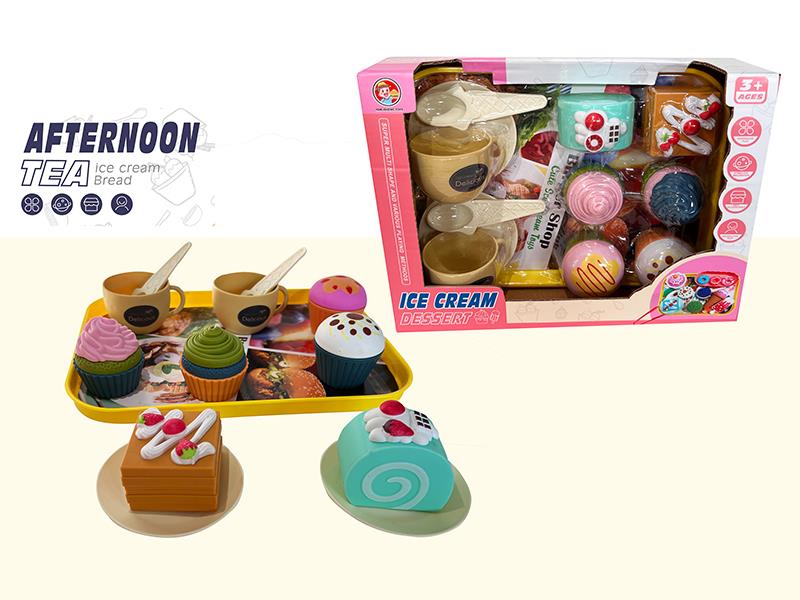 Pretend Play Toys Bread Dessert Set