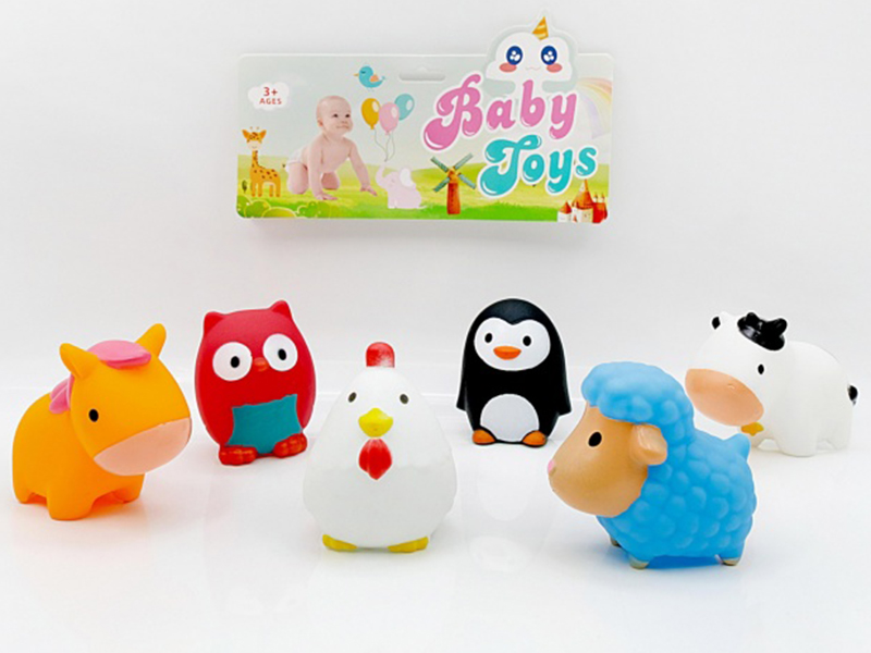 Vinyl Critters With Bb Whistles