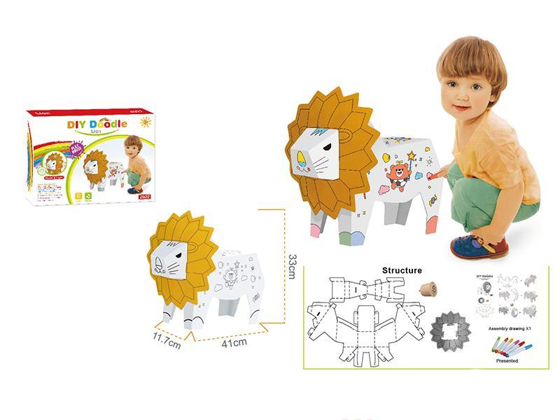 Lion DIY Doodle