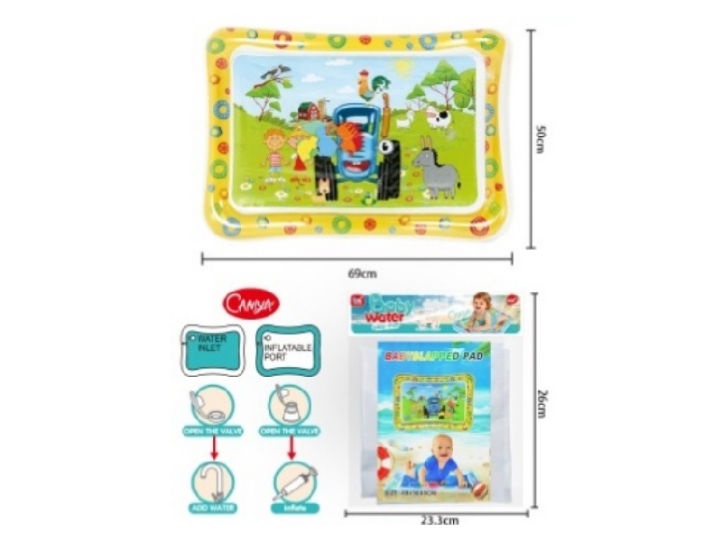 Babies Pat Water And Lie On Pads