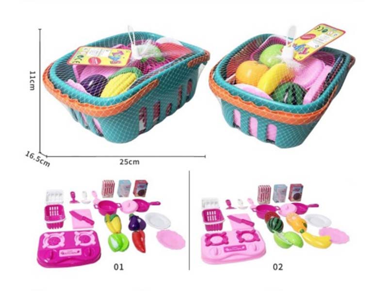 Tableware + Cutting Fruits And Vegetable Set