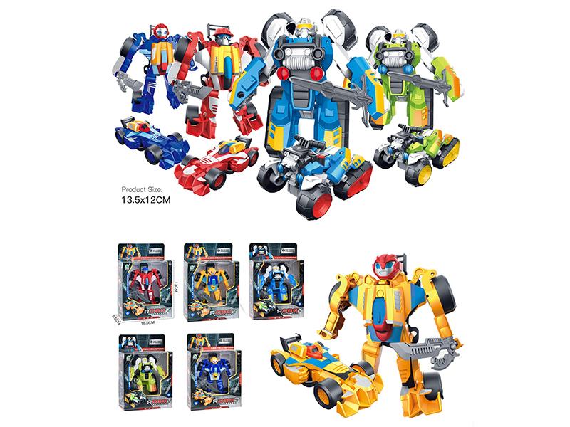 One Key Transformation Motorcycle/Equation Car Robot Toy