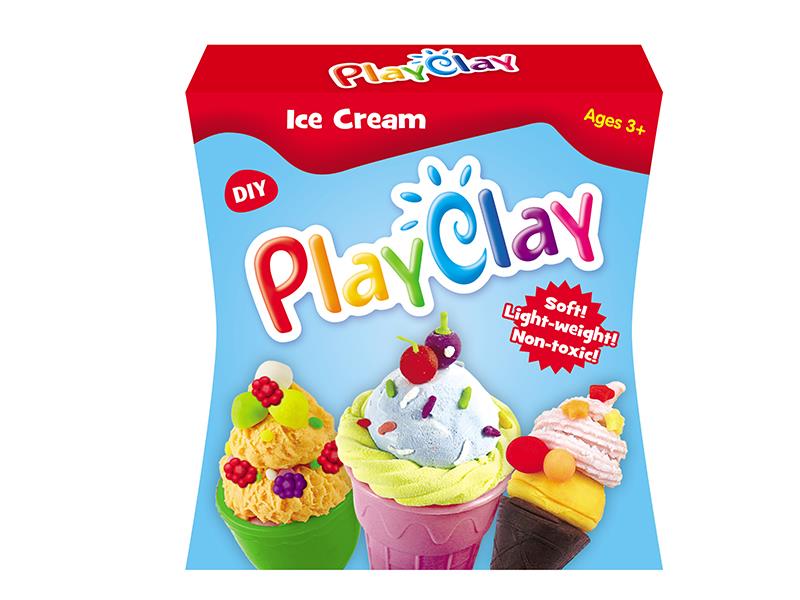 6 Colors Clay DIY Ice Cream Set