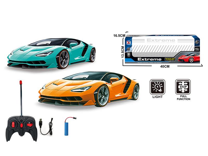 1:14 Lamborghini  4CH R/C Car( Include Batteries)
