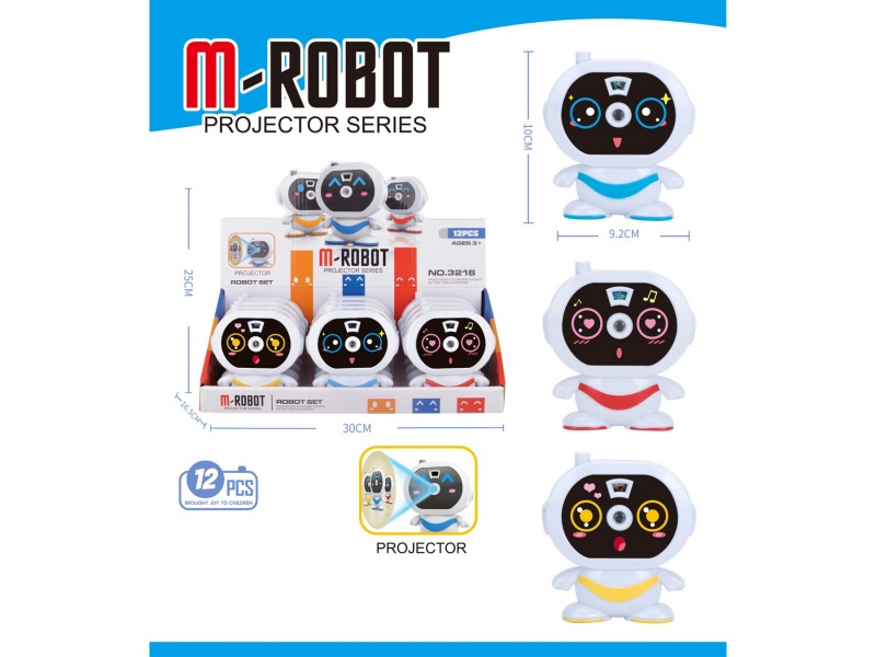Robot Projection Camera (Battery Included)Ag13