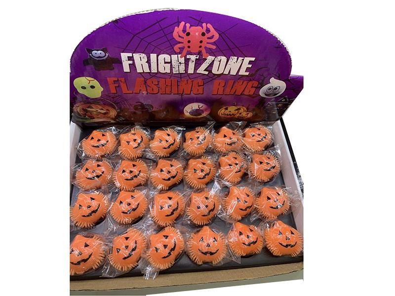 Halloween Pumpkin Flash Rings