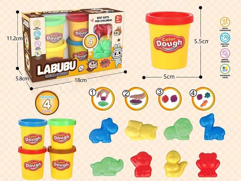 Labubu Color Dough Set
