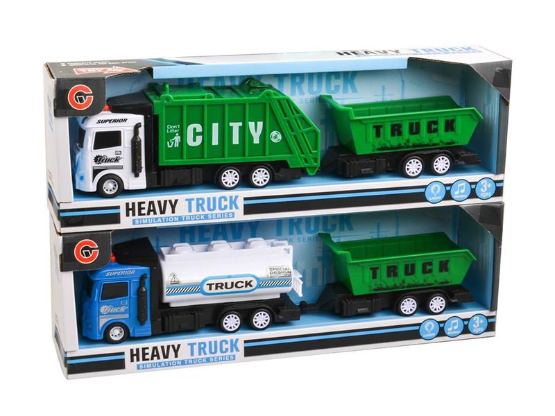 Friction Heavy Truck With Light And Music