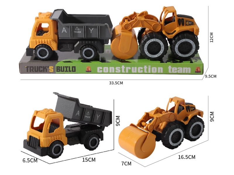 Slide Engineering Road Roller + Dump Truck