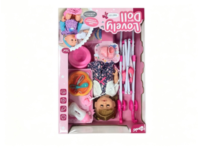 Eco-Friendly Doll Set (Plastic Car)