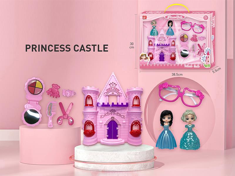 Castle + Makeup Toys + Princess Doll