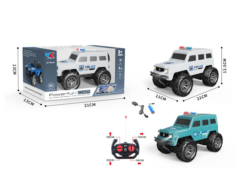 1:18 Mercedes-Benz G-Class Police Car With Headlights