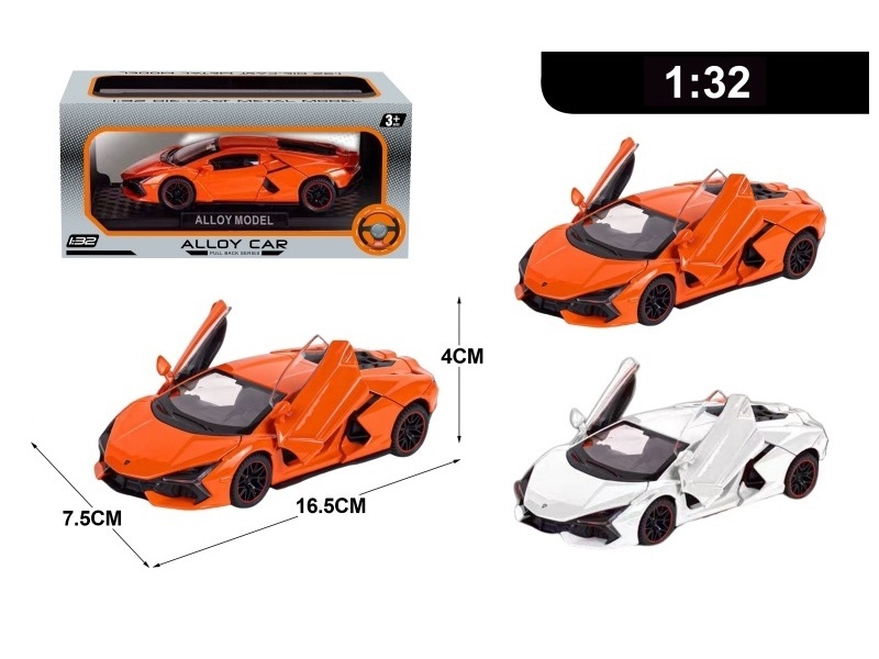 1:32 Alloy Model Stand Window Box Rebound Force/With Light And Sound, 3 Ag13 Batteries Included