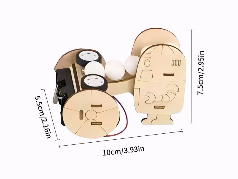 DIY Wooden Serving Robot