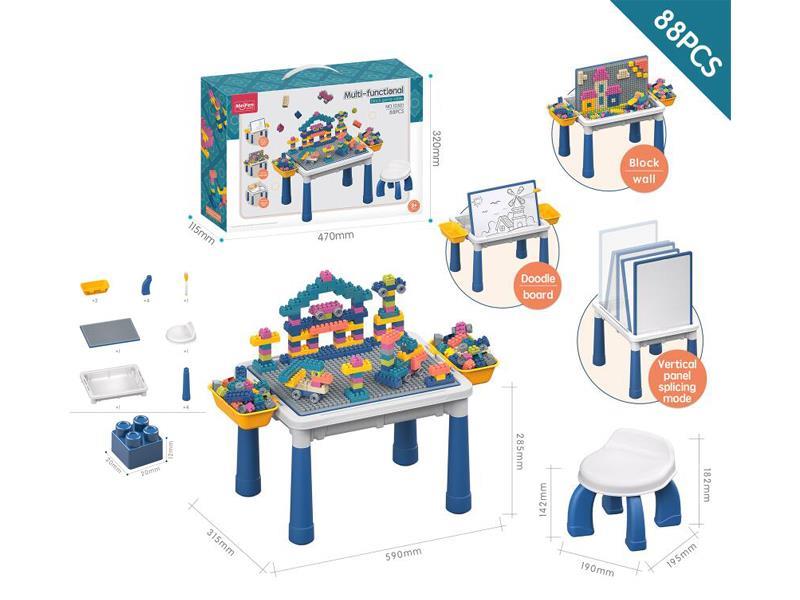 88PCS Building Block Table