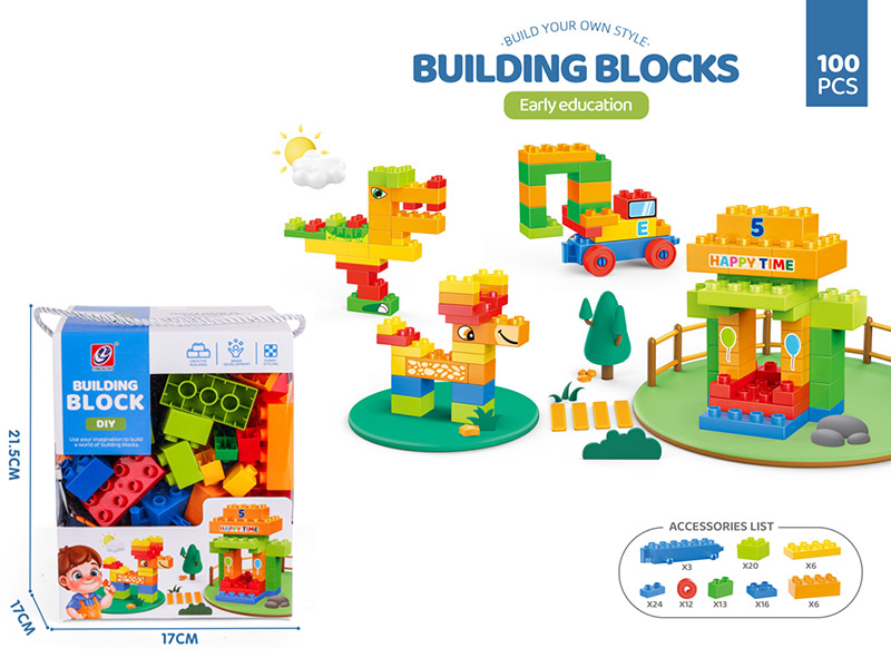 100PCS Building Blocks