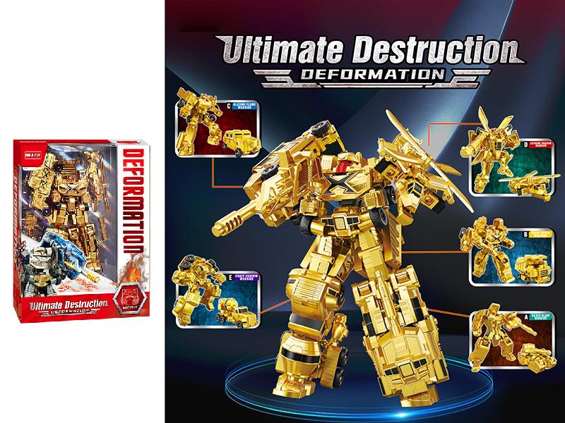 5 In 1 Transformation Car Robot Toys