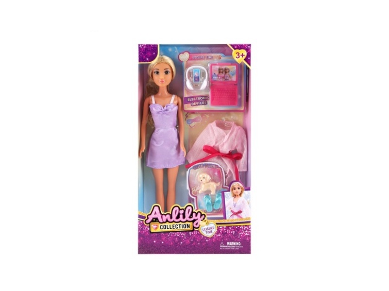 11.5-Inch Solid Doll (Brown Skin Color)