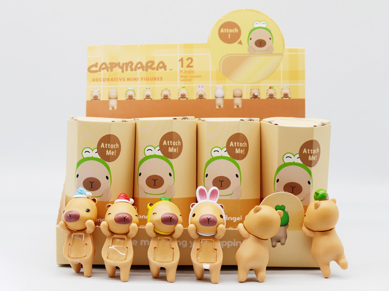 Capybara Decorative Mini Figures 12pcs