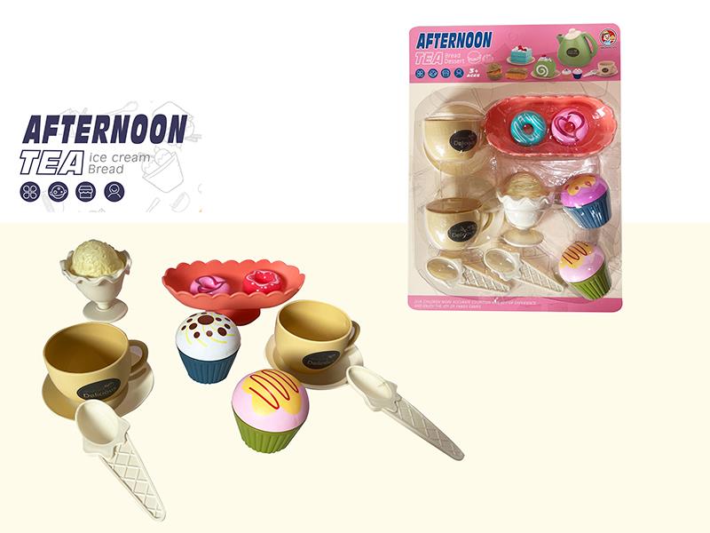 Pretend Play Toys Afternoon Tea Bread Dessert Set