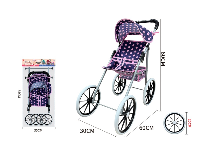 Thick Cloth Iron Baby Stroller Toy